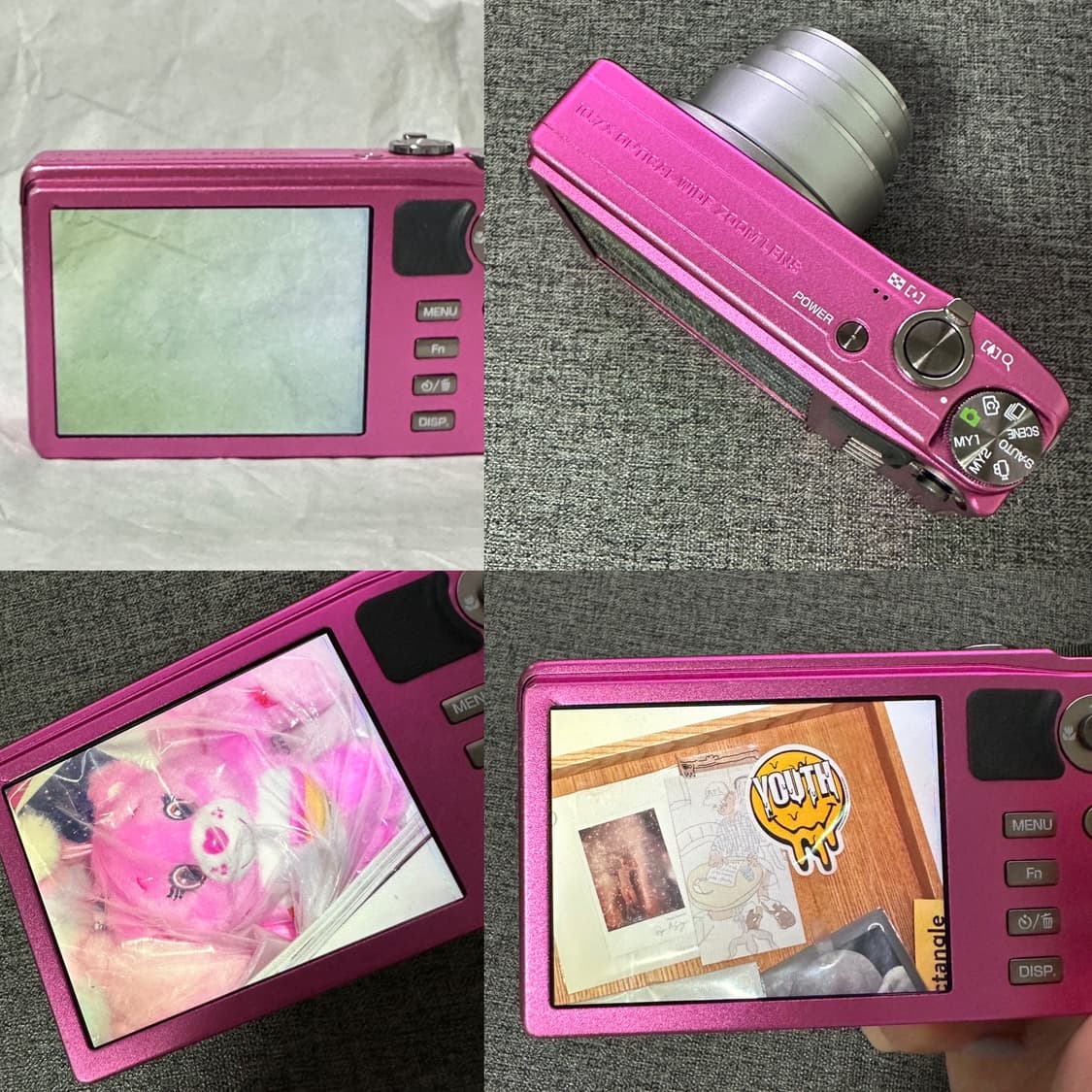 Y2K💖소프트포커스 ricoh 리코 CX4 핑크 디카 (작례O) cx5 상품이미지7