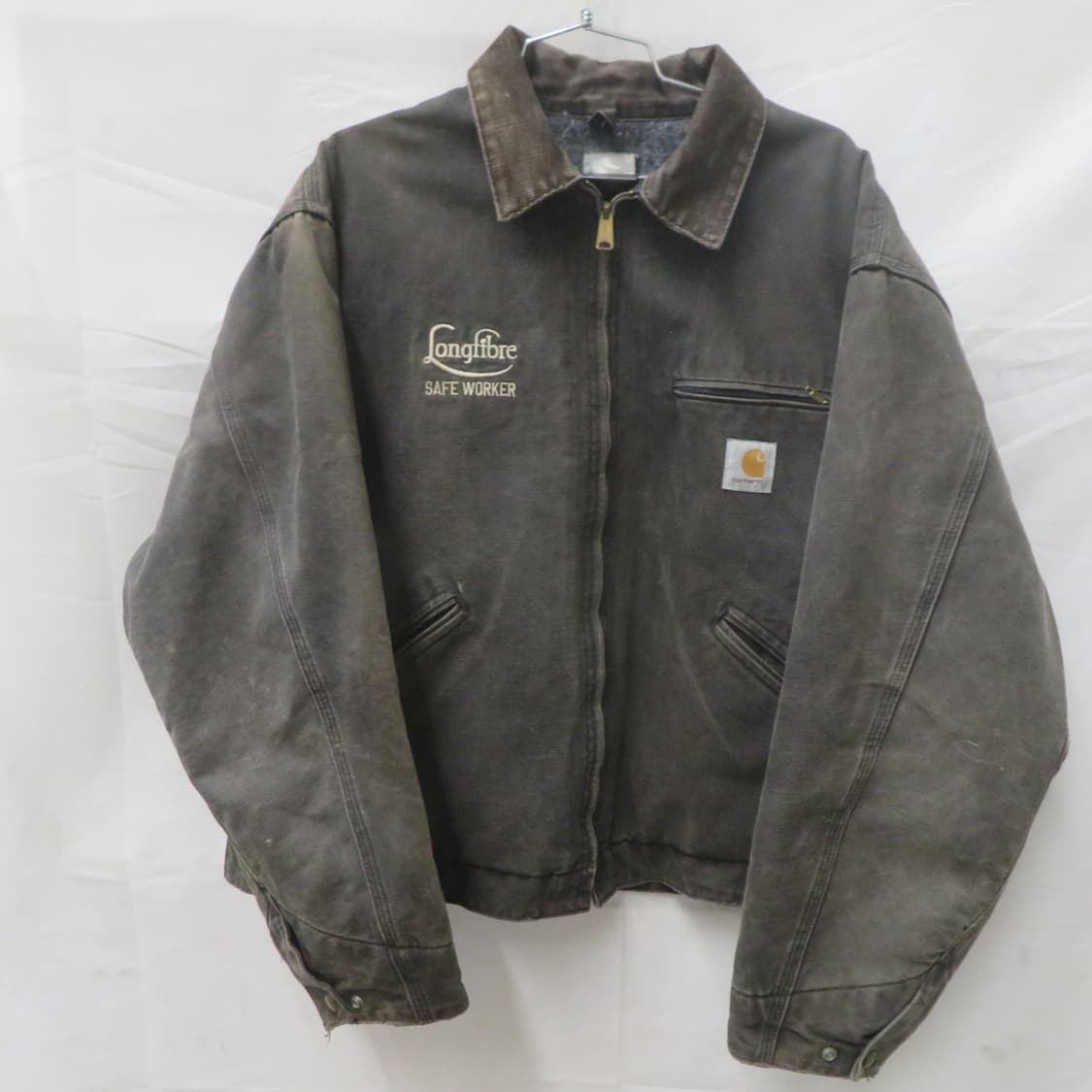 칼하트 J97 디트로이트 롱기브르 세이프티 워커 커스텀 자켓 블랙 상품이미지1