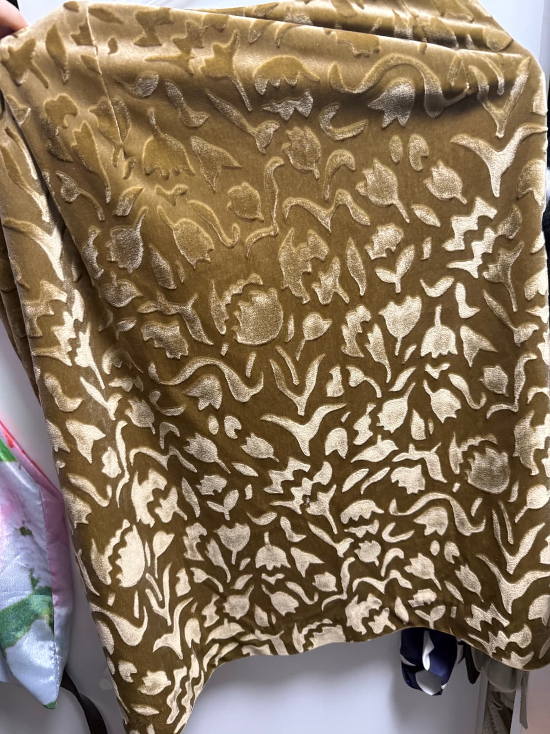 리포스 자카드 벨벳 스커트 상품이미지2