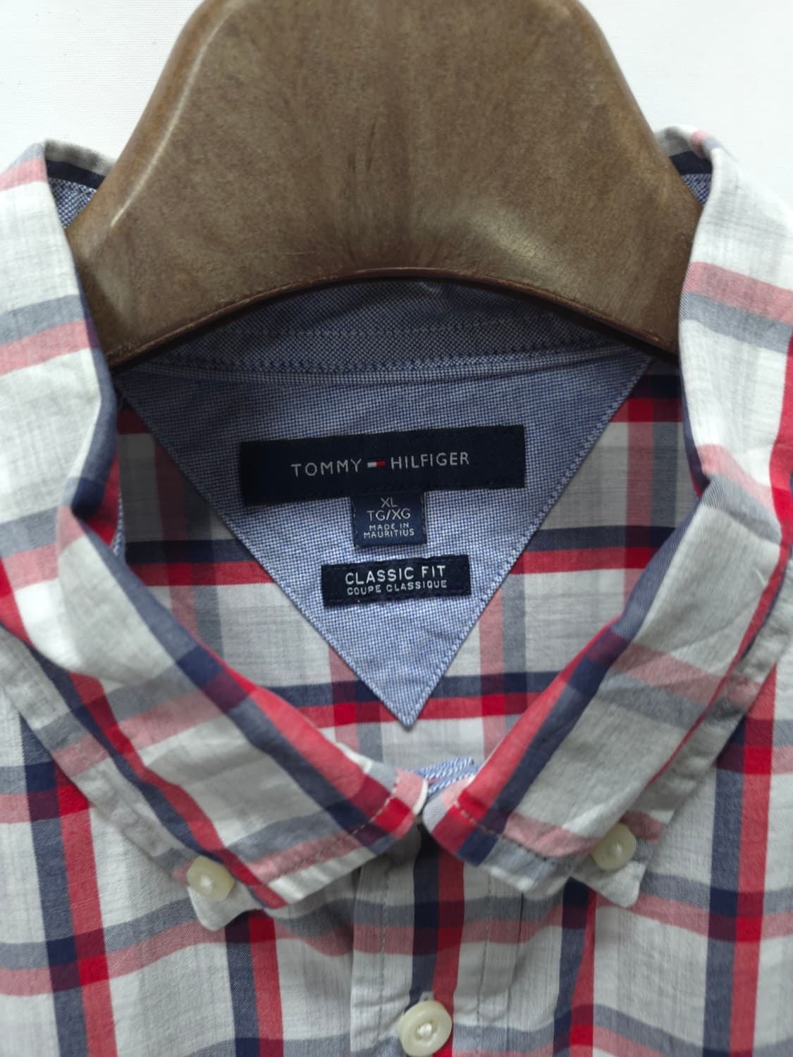 타미힐피거 남성 클래식 체크 남방 봄여름 셔츠 (105~110) 상품이미지4