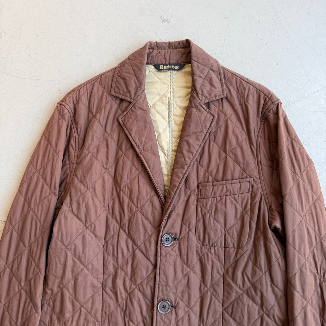 바버 브라운 퀼팅 자켓 상품이미지3