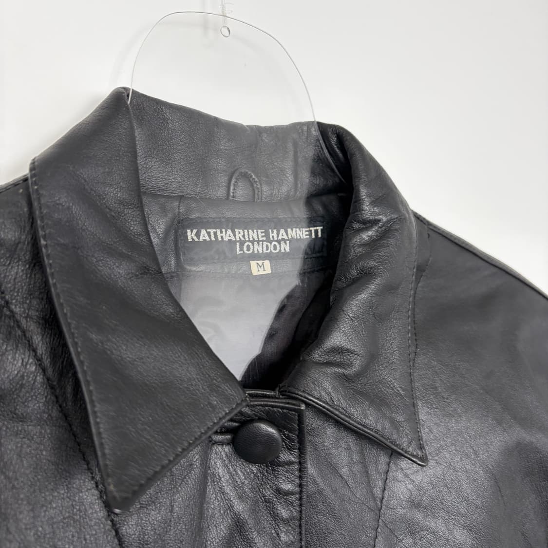 Katharine hamnett 캐서린햄넷 가죽 자켓 상품이미지2