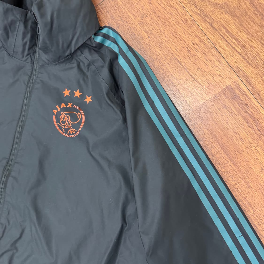 3XL 해외판 아디다스 아약스 19-20 올웨더 바람막이 자켓  상품이미지6