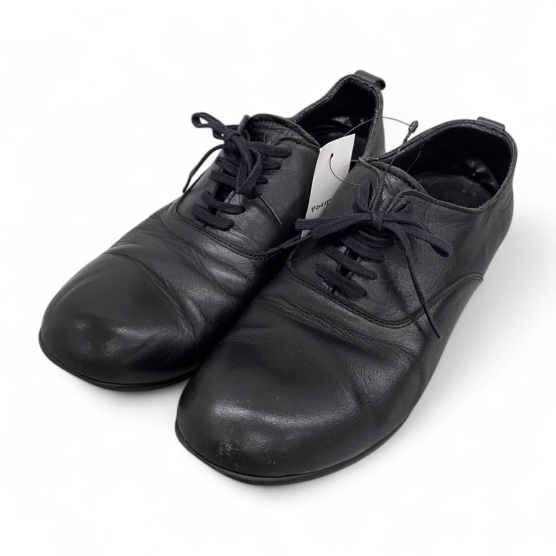 꼼데가르송 레더 플레인토 더비슈즈 상품이미지1