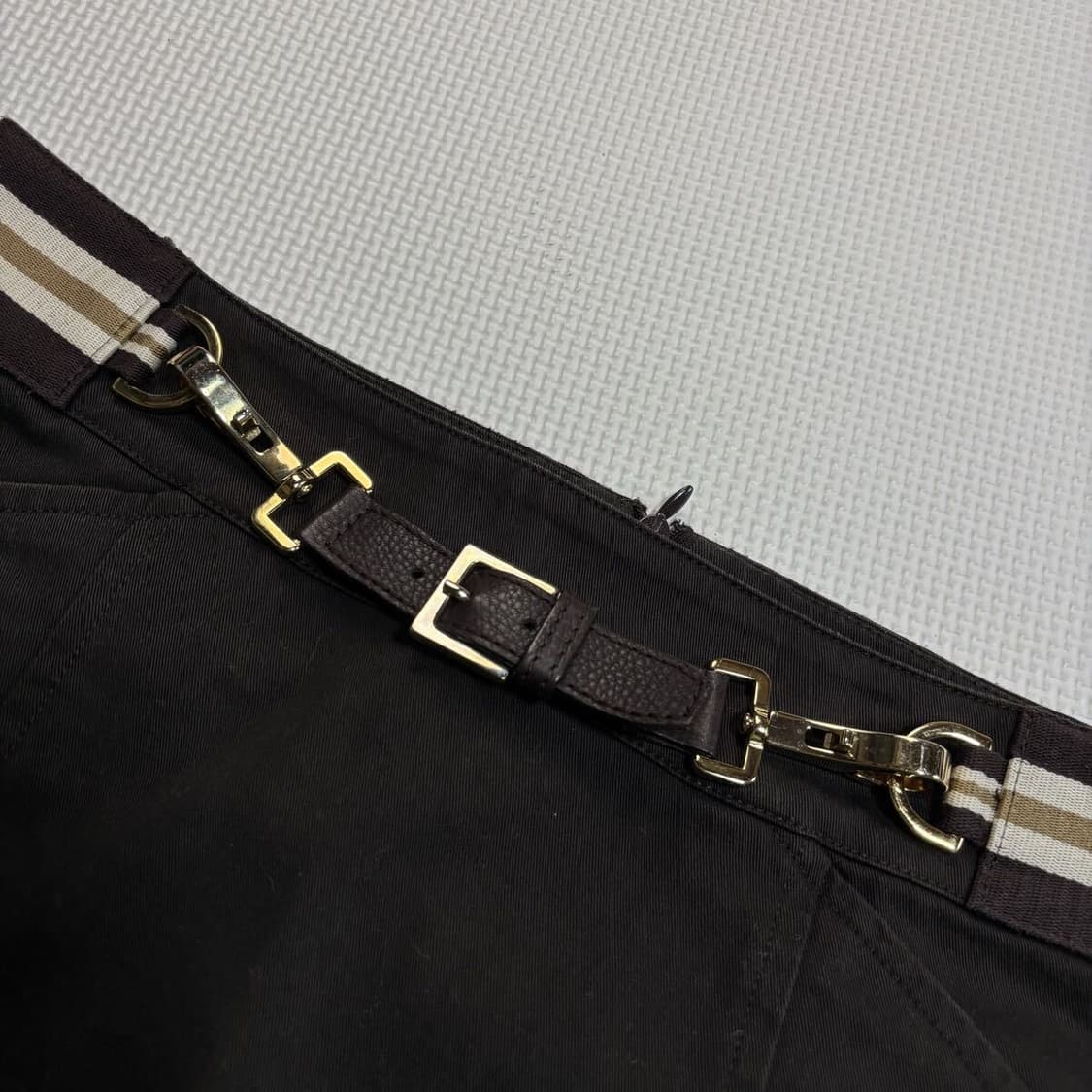 Max Mara 스트라이프 벨티드 스커트 상품이미지3