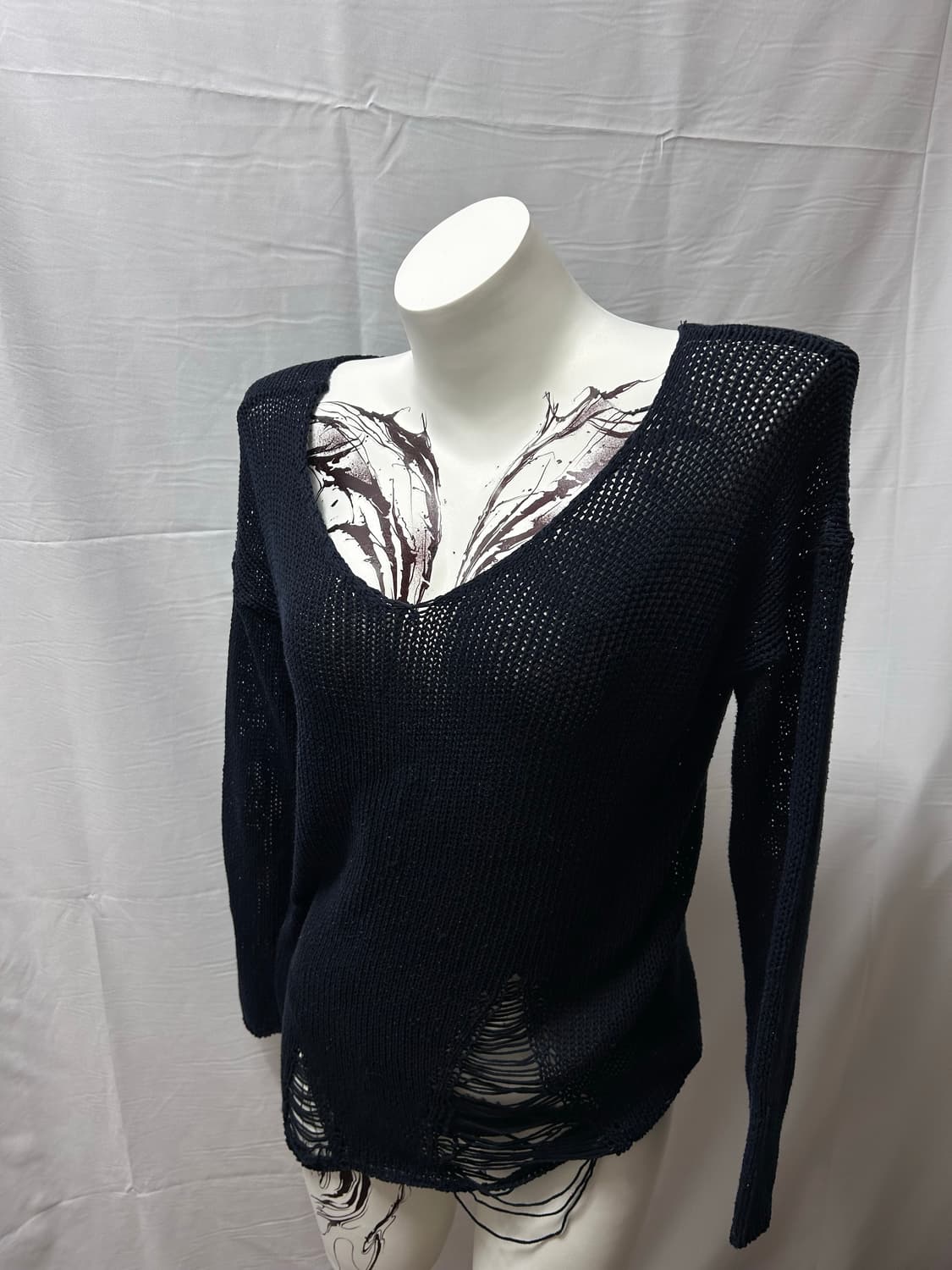 grunge detailed knit  상품이미지2