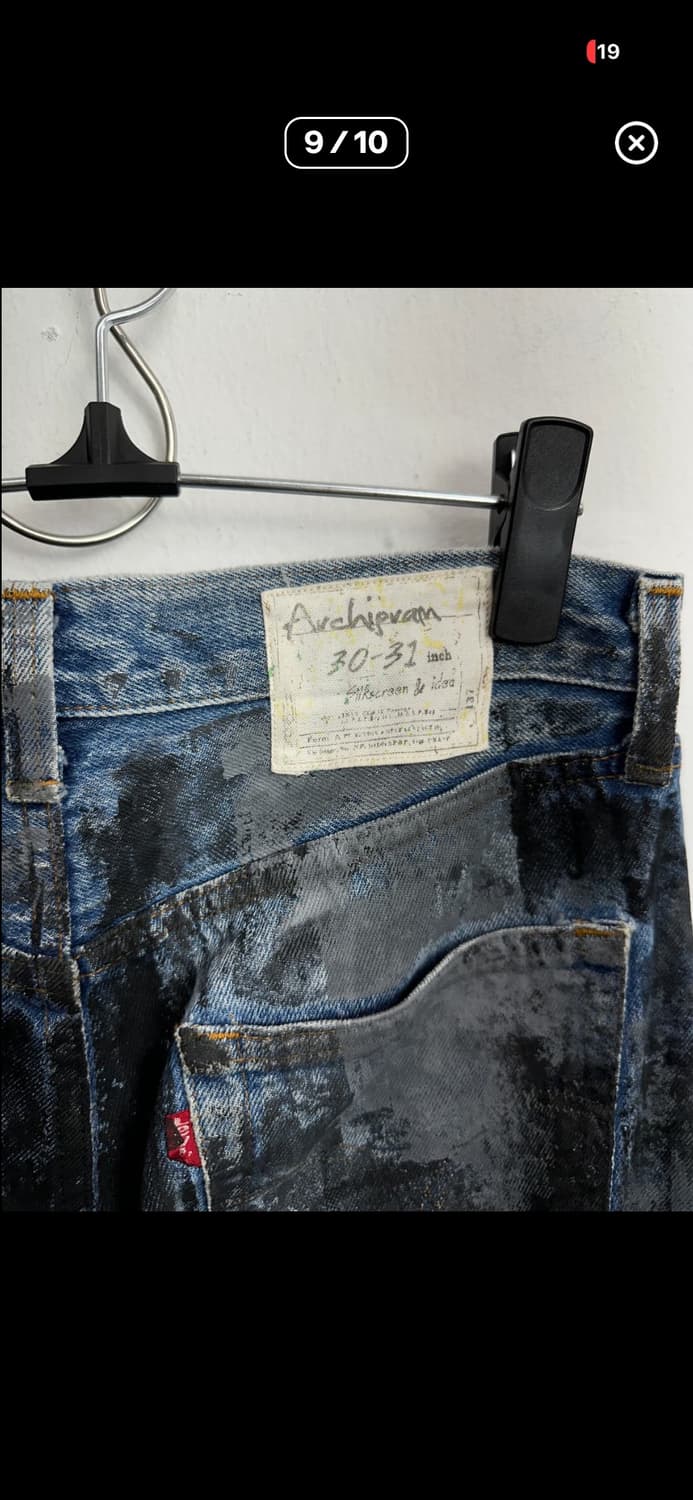 Levi's 80s 501 Archipram Custom Silkscre 상품이미지9