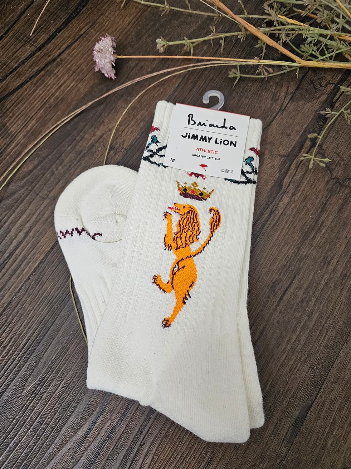 Jimmylion Crown Lion 양말M 상품이미지1