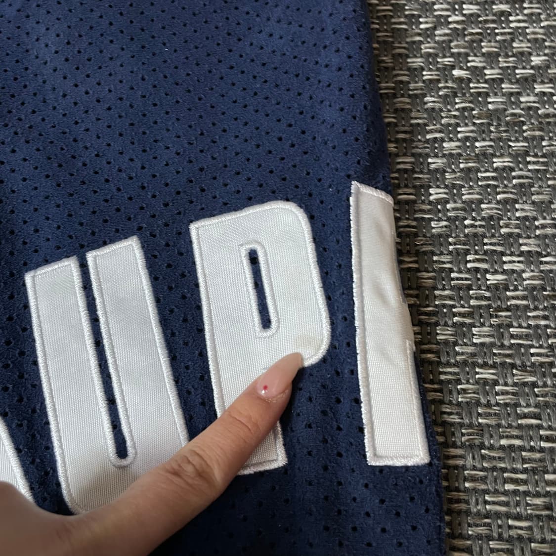 (밴딩) 슈프림 울트라 스웨이드 메쉬 쇼츠 네이비 M 상품이미지3