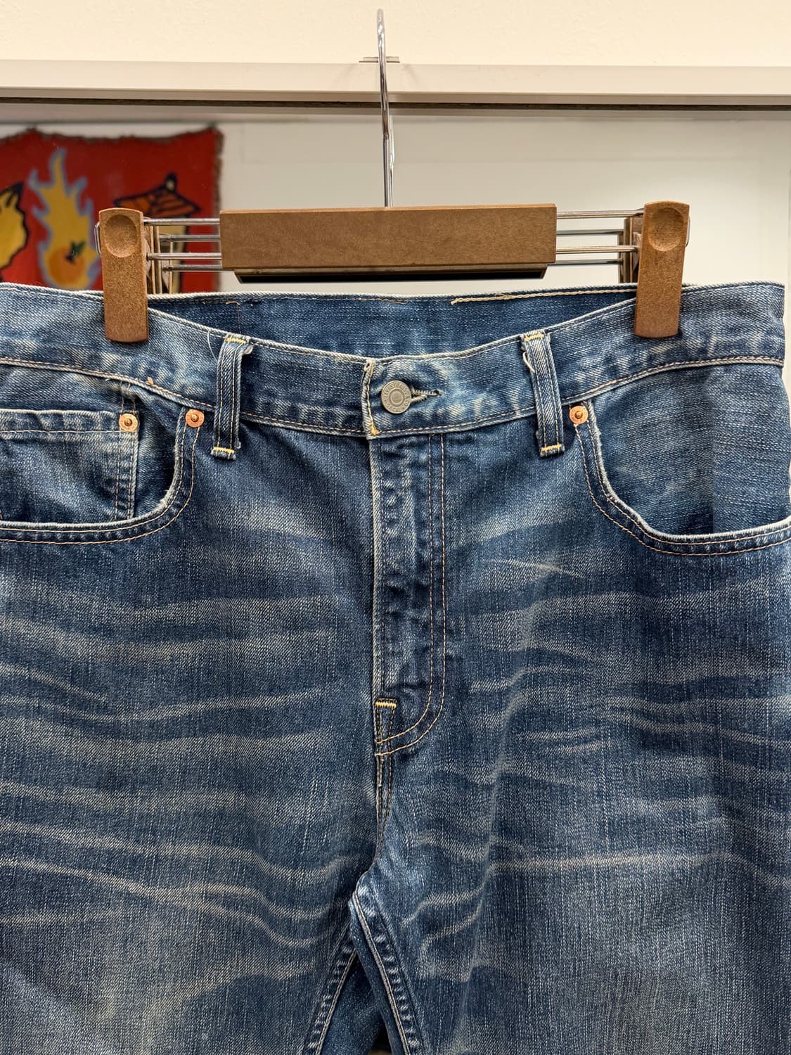 00s Levis 리바이스 502 셀비지 데님 팬츠 (32inch) 상품이미지2