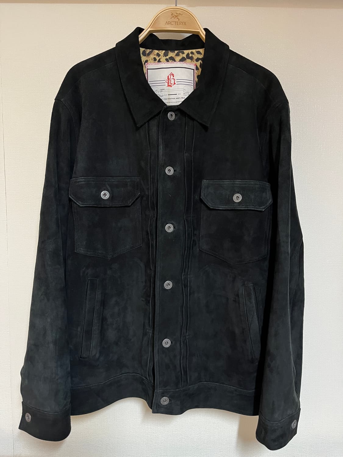 [L] 블랙아웃 스웨이드 자켓 상품이미지1