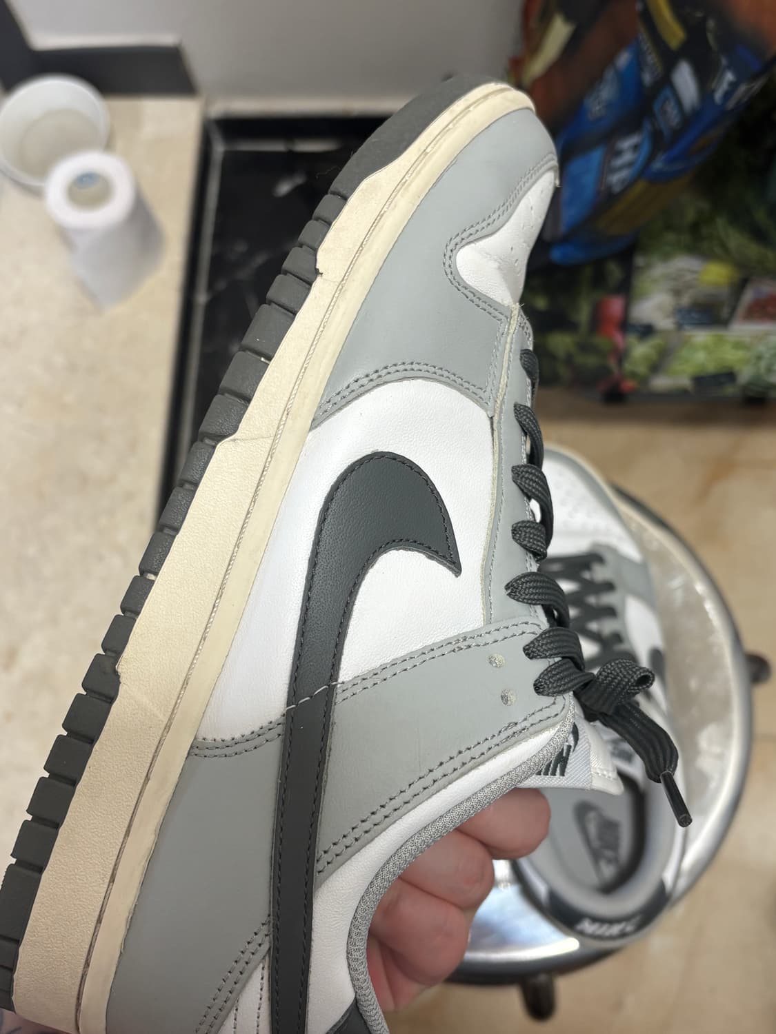 나이키 덩크 로우 라이트 스모크 그레이 260 상품이미지3