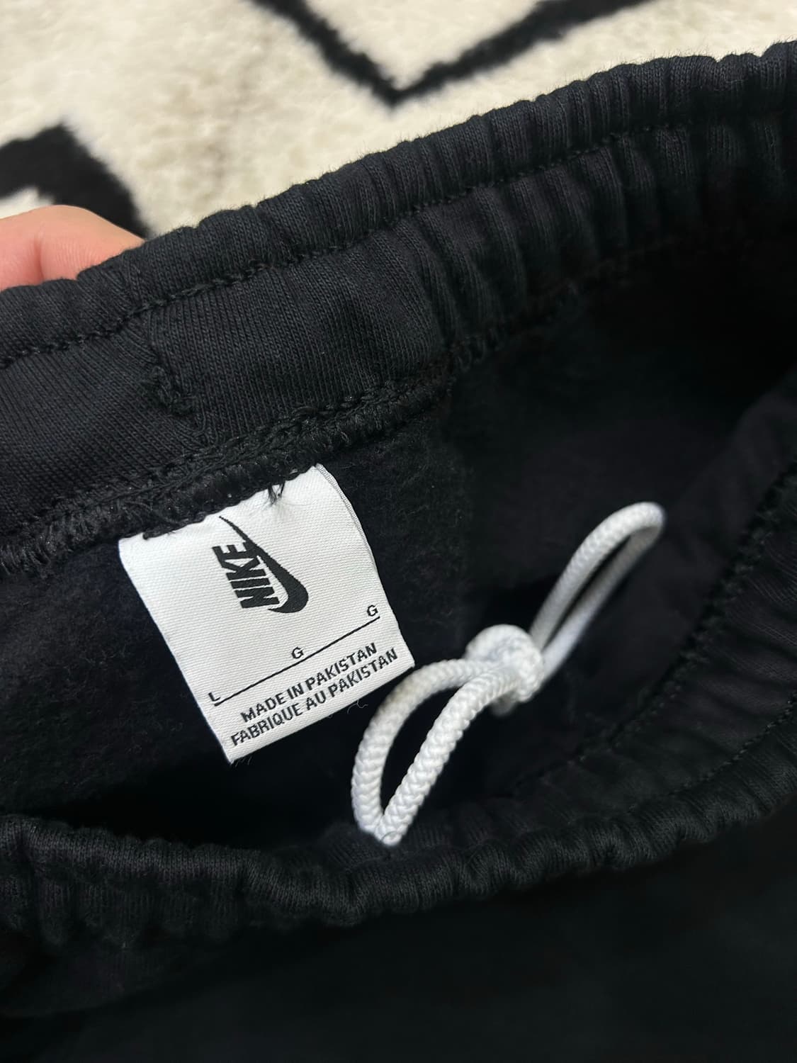 [L]나이키NRG 솔로스우시 플리스 팬츠/블랙/기모 상품이미지5