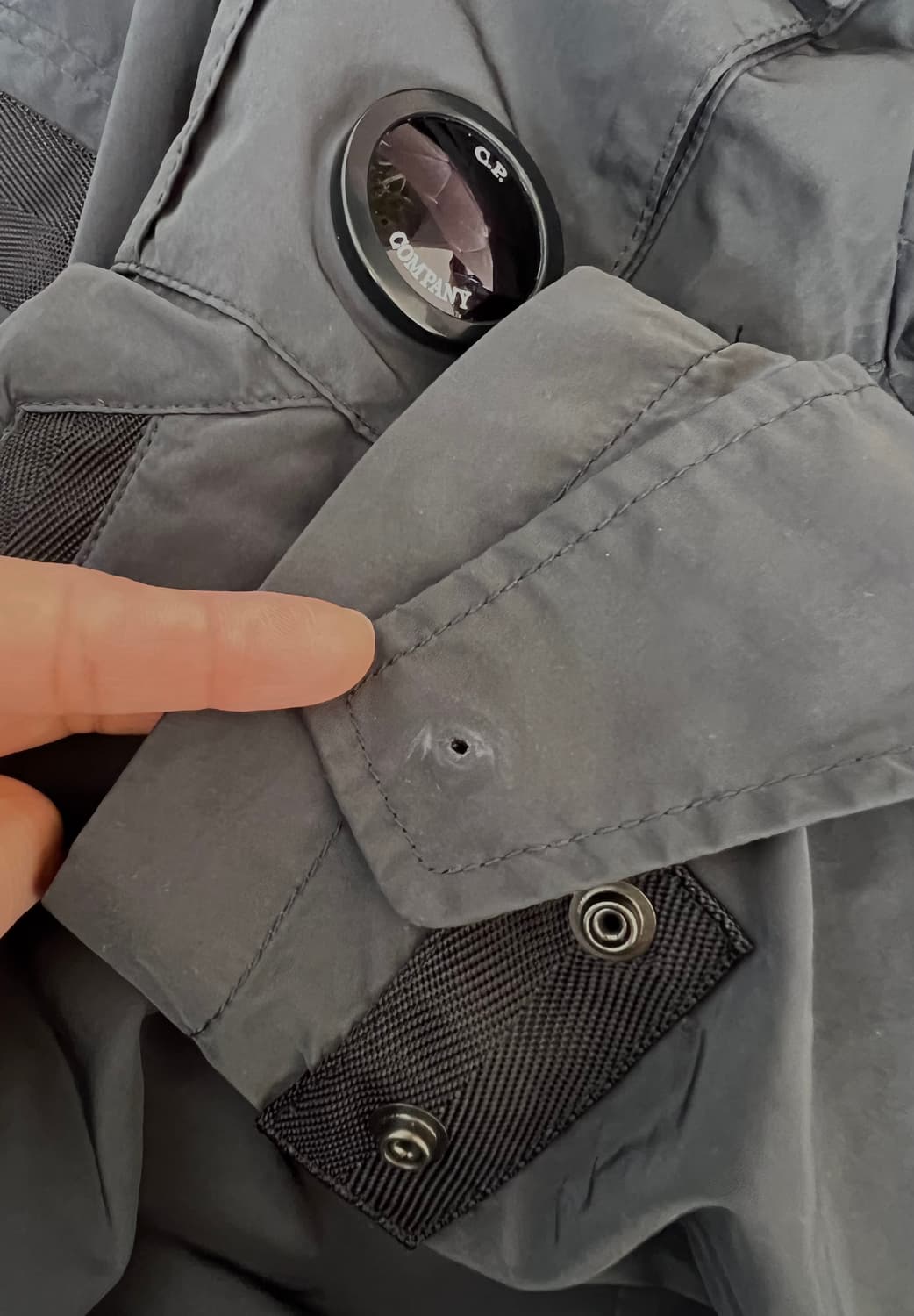 CP컴퍼니 남성 차콜그레이 고글후드점퍼 고글자켓 상품이미지10