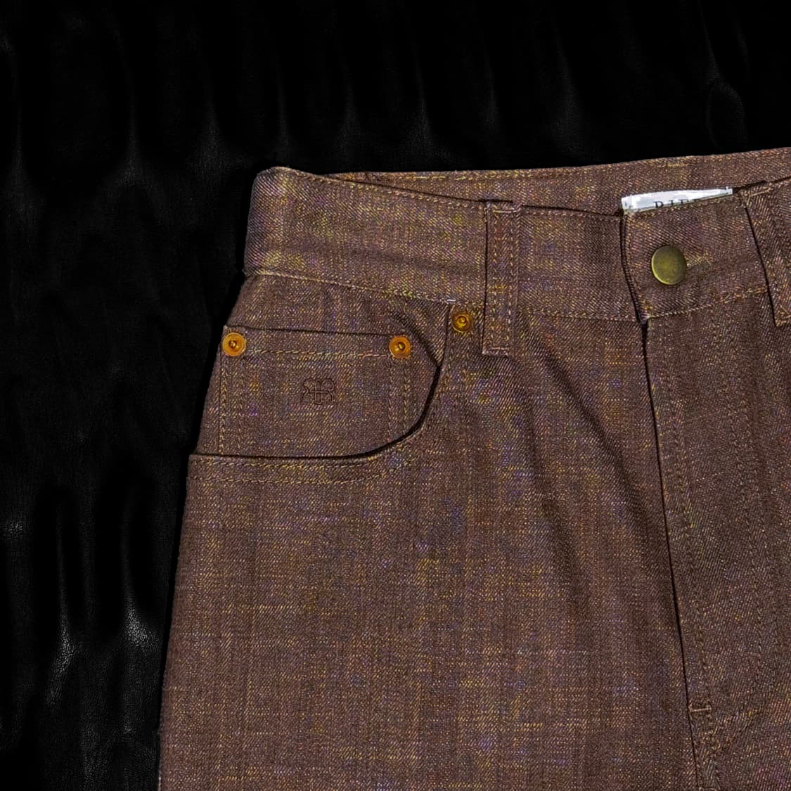 리에르 브라운 데님팬츠 상품이미지3