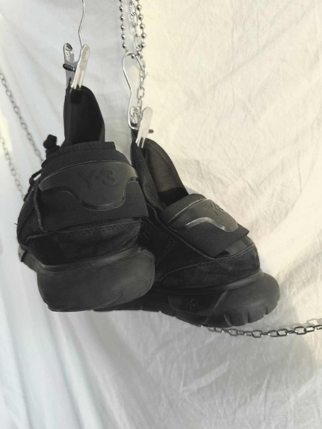 Y-3 by 요지야마모토 콰사 미드 트리플블랙 상품이미지4