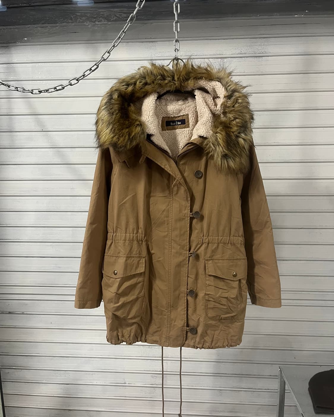 East Boy military fur jacket 상품이미지2