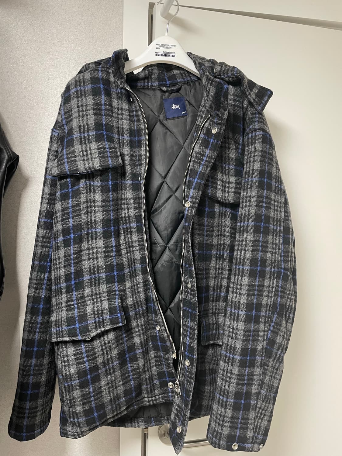 스투시 버버리 노바체크 울파카 상품이미지3