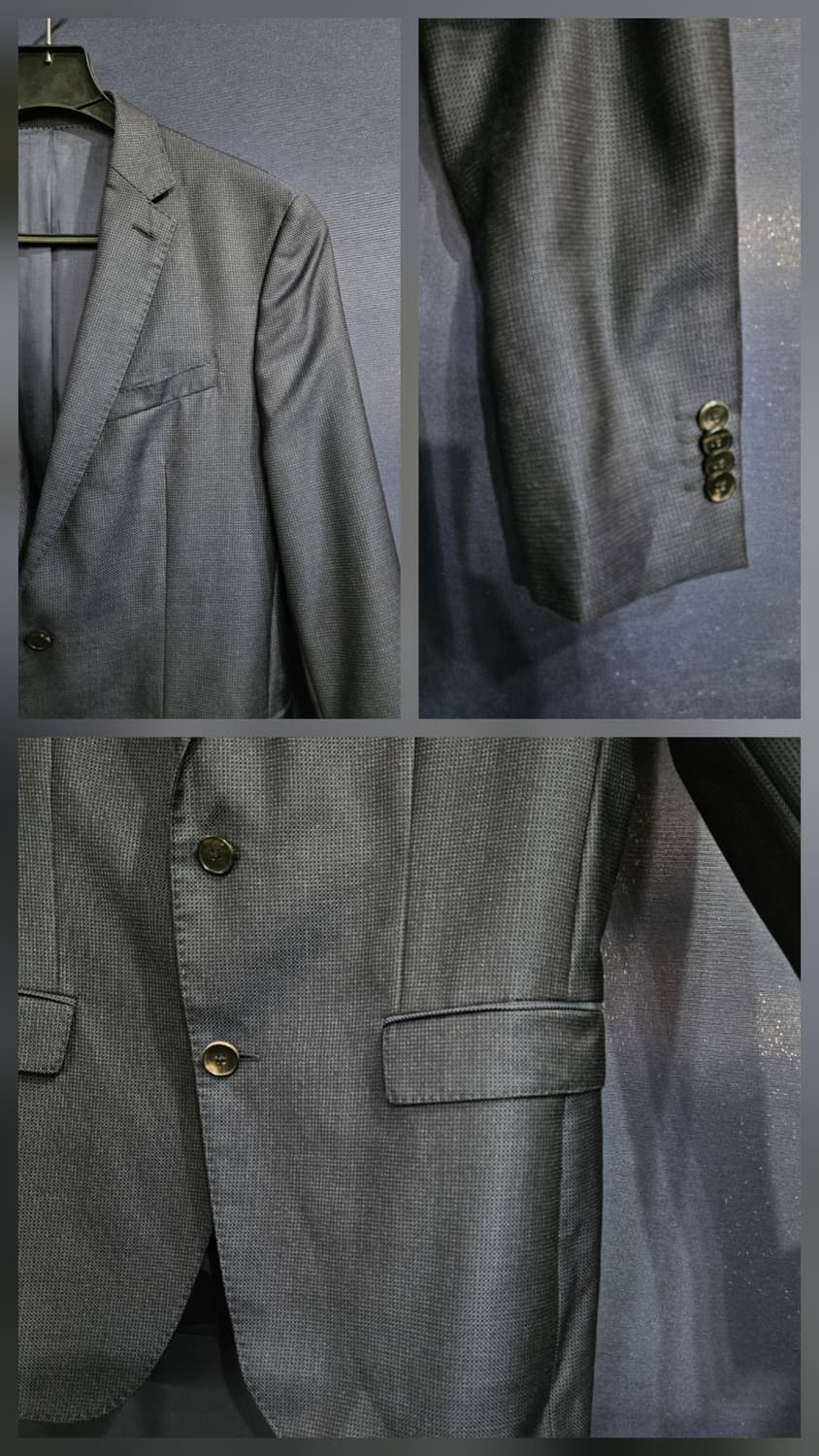 휴고보스 네이비 남성 슬림핏 100 정장셋업  상품이미지6