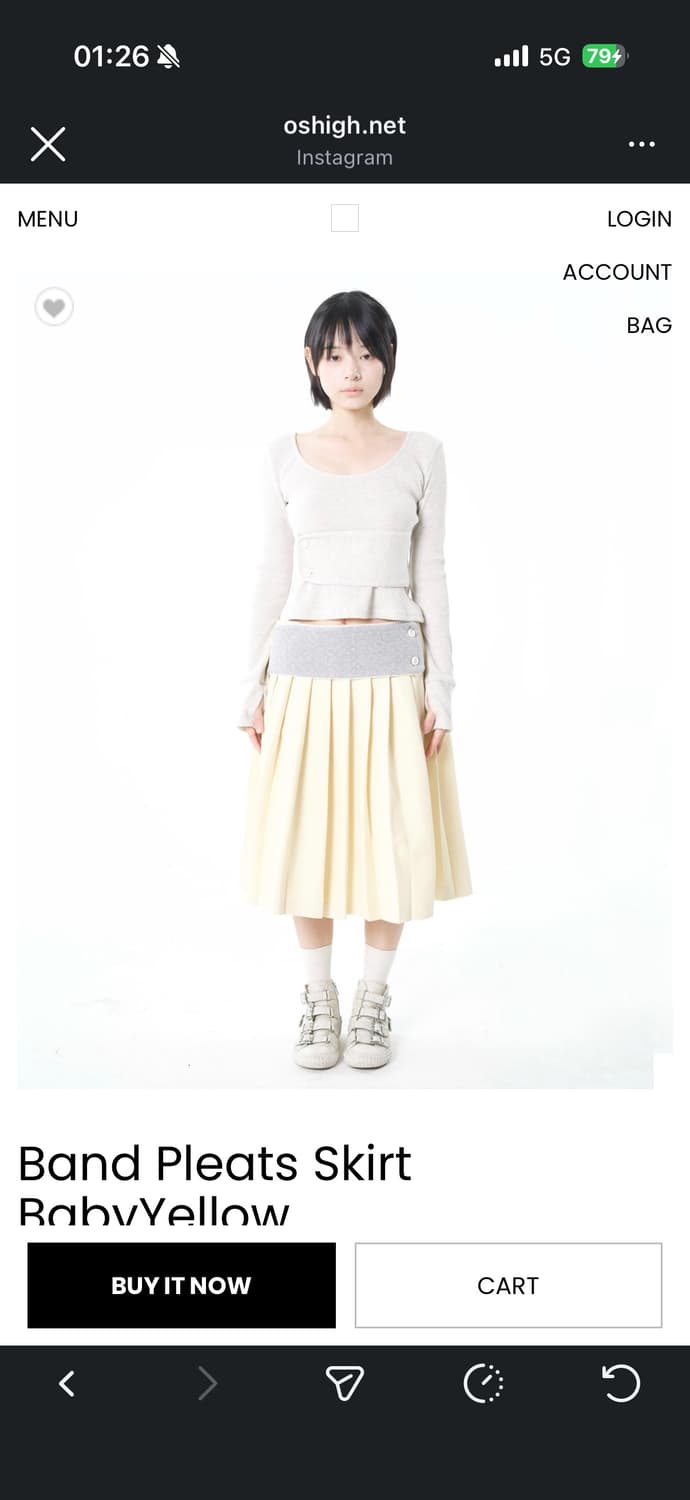 오스하이 스커트 상품이미지1