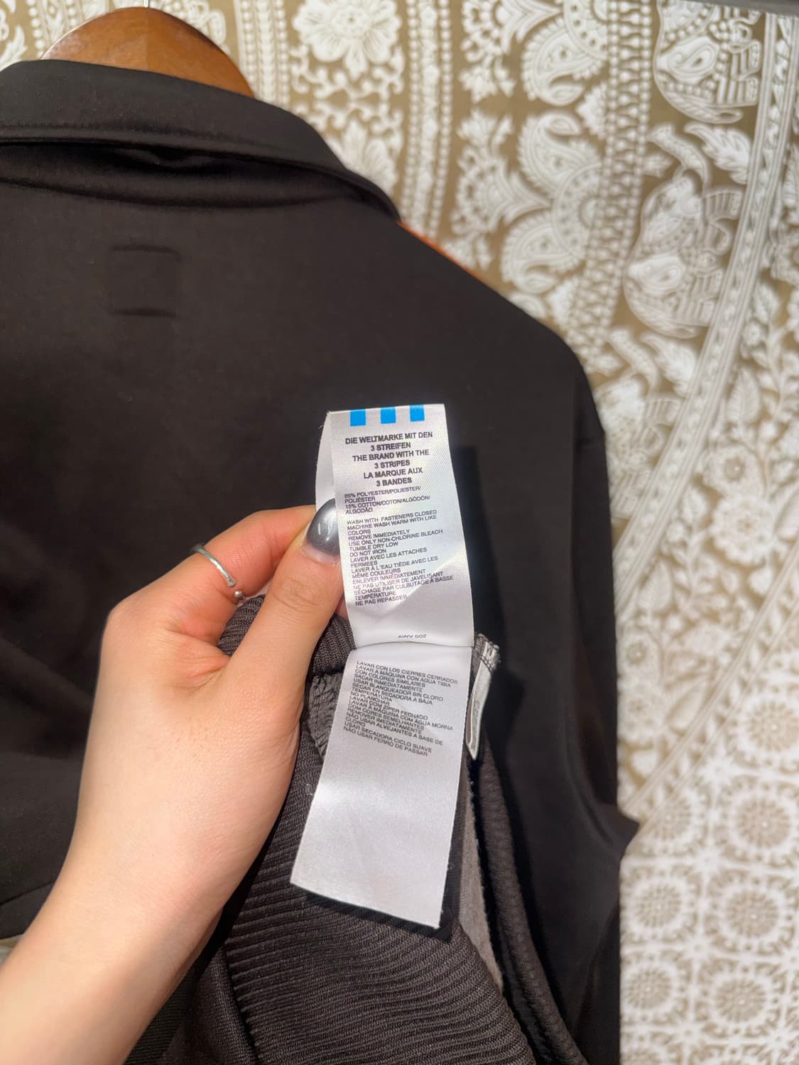 아디다스 오렌지브라운 저지 트랙탑  상품이미지7