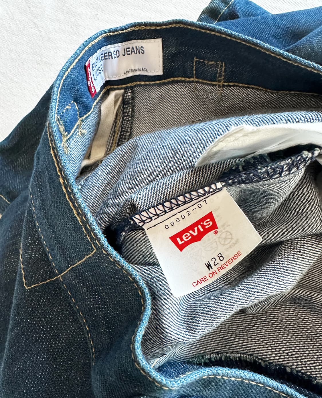 LEVI'S engineered loose blue jeans w30 상품이미지10