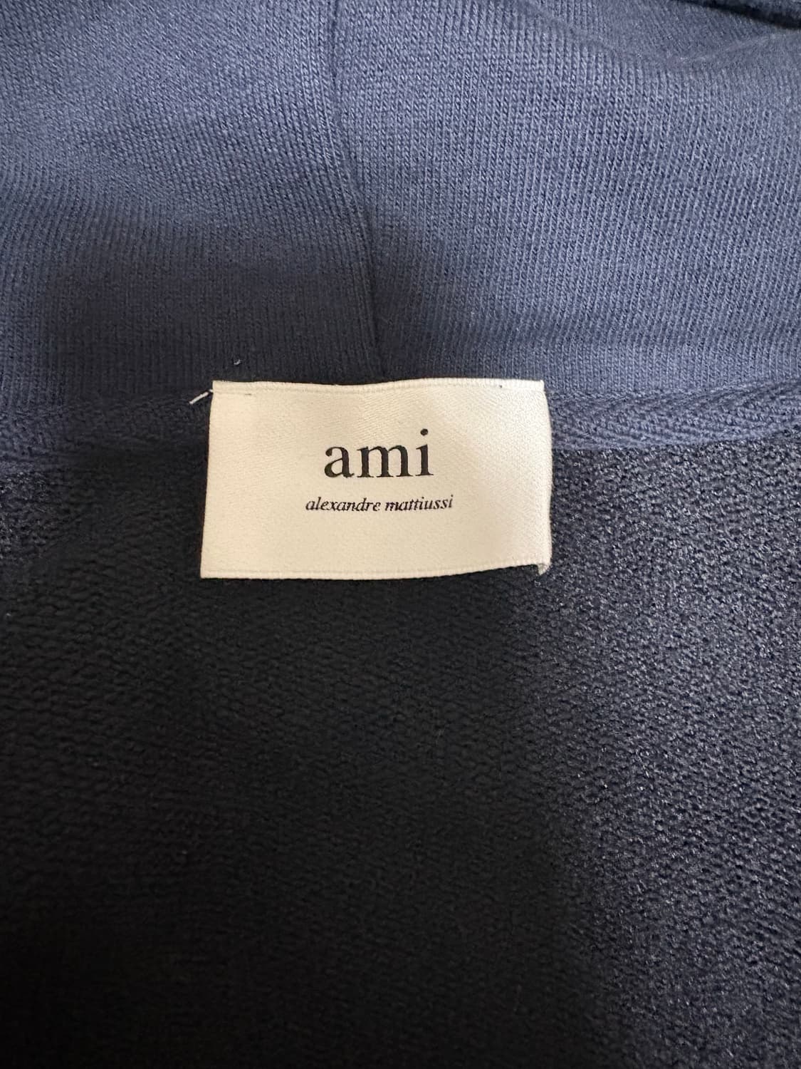 아미 네이비 후드집업 상품이미지2