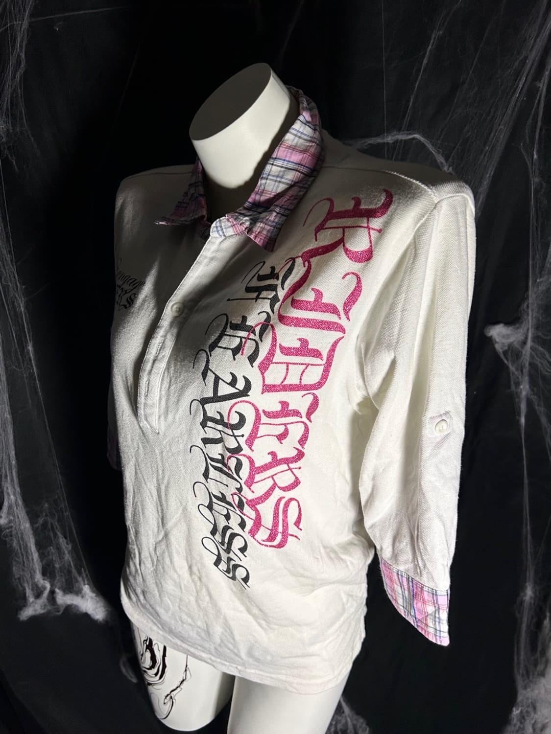 gal y2k check layered tee 상품이미지2