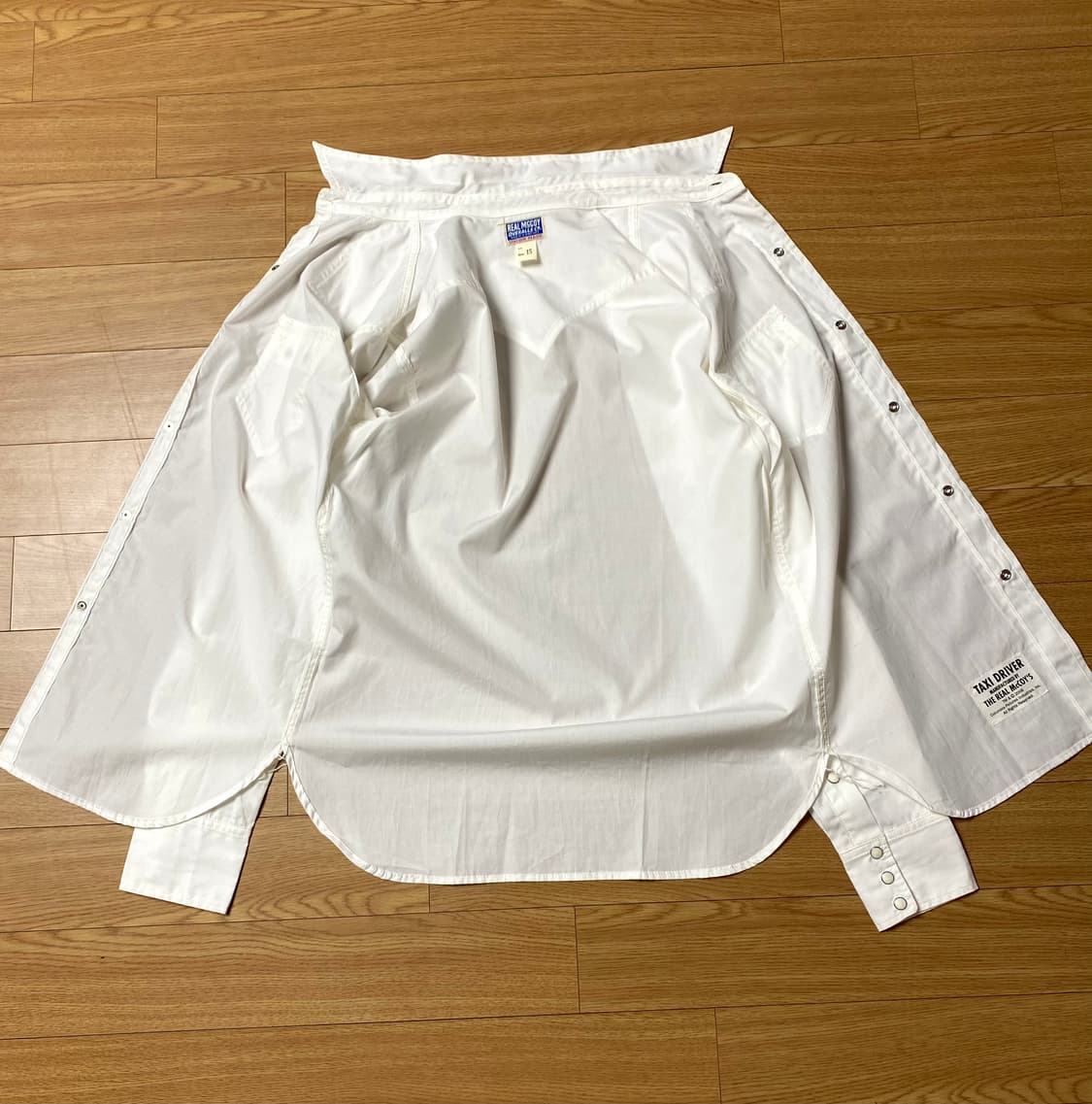 (15 레어) 리얼맥코이 택시드라이버 웨스턴셔츠 화이트 상품이미지3