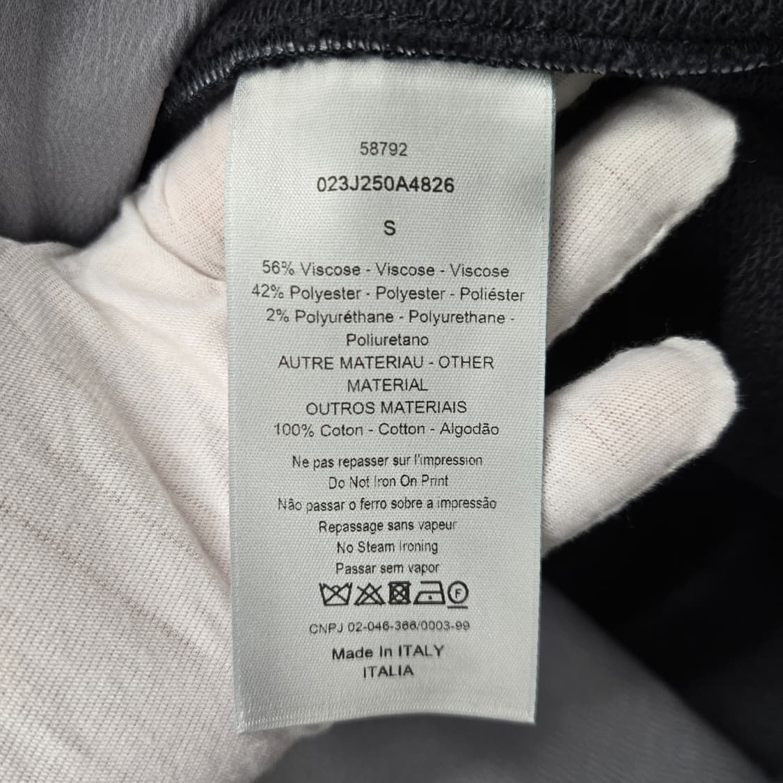 디올 백로고 블루종 자켓 S 상품이미지4