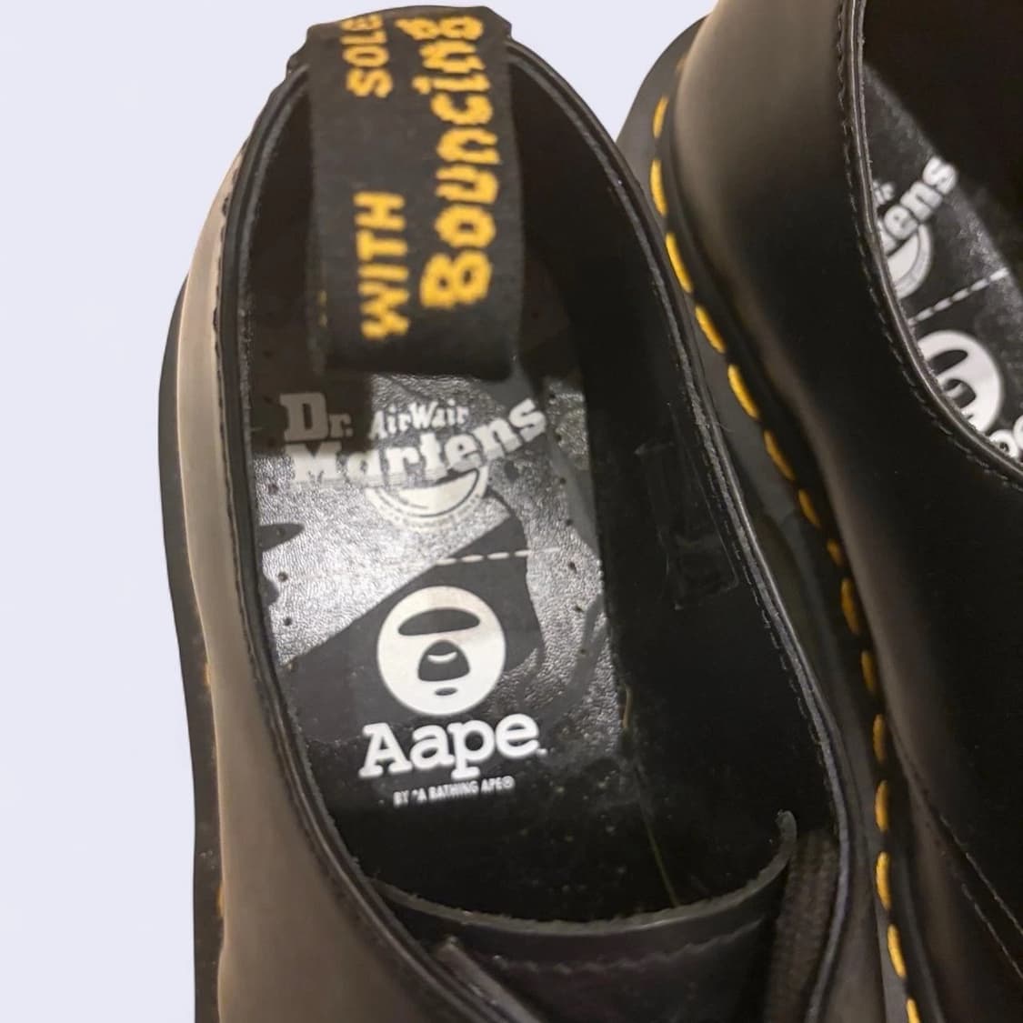 닥터마틴 X 베이프 AAPE 1461 스무스 가죽 옥스퍼드 슈즈 250 상품이미지4