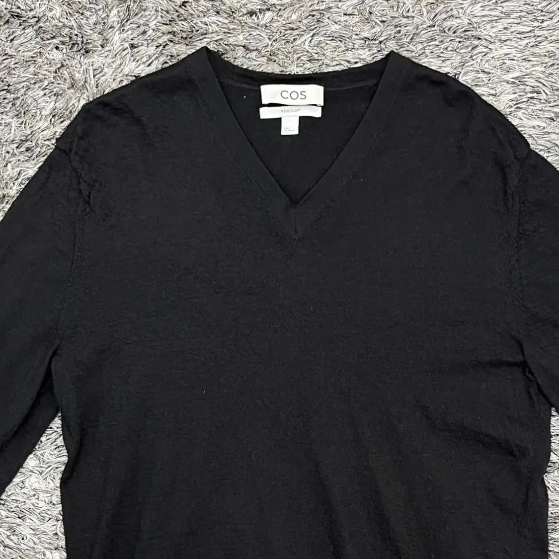 코스 여성 울 100% 브이넥 니트 (EUR S) 상품이미지2