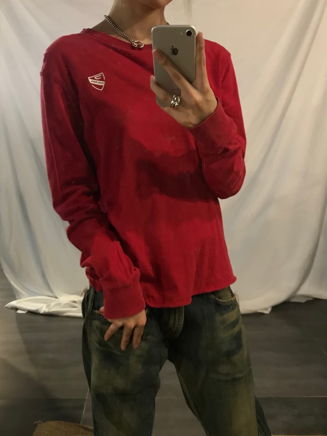 Diesel Red Long Sleeve 상품이미지8