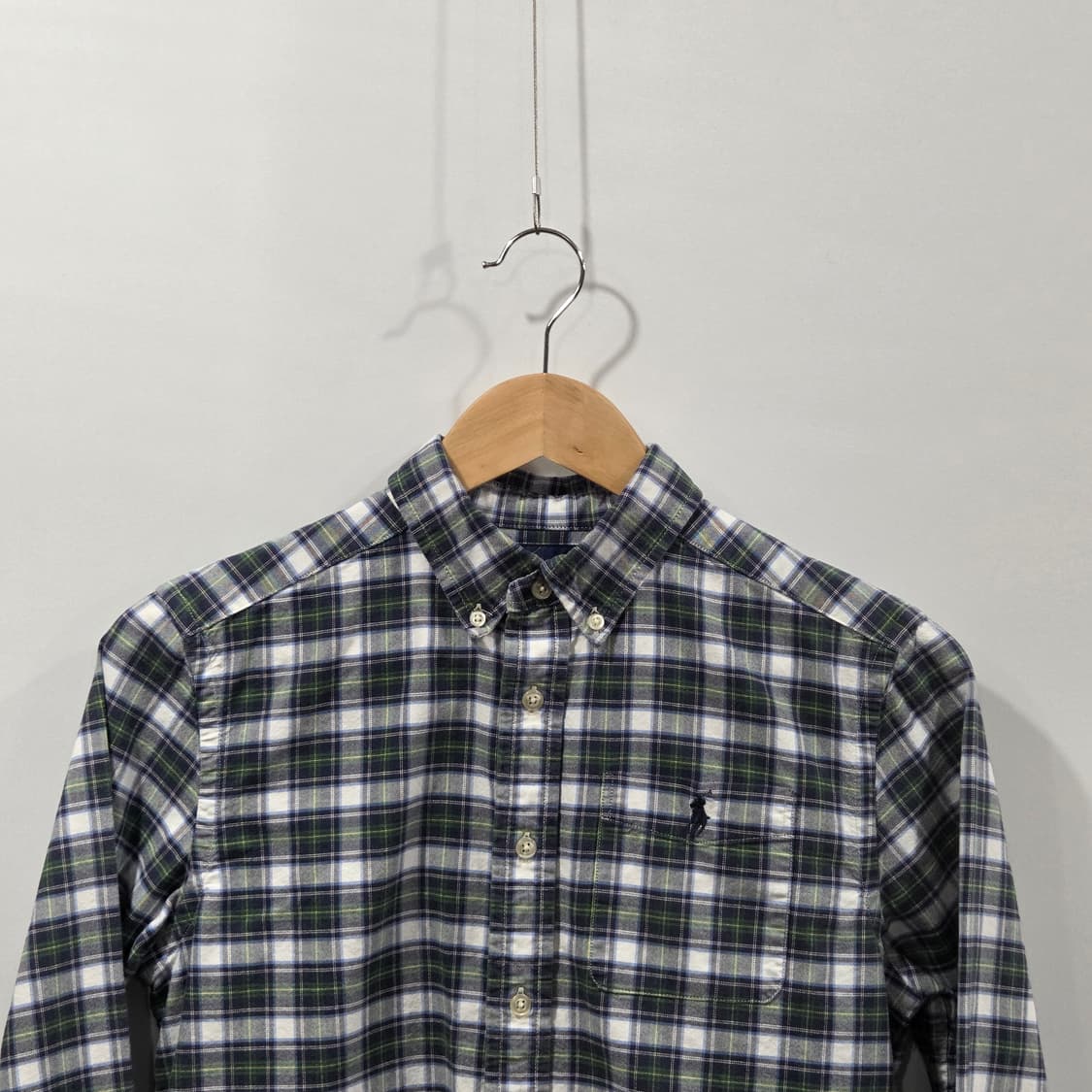 폴로랄프로렌 보이즈 버튼다운 타탄체크 셔츠 L/14/16 상품이미지2