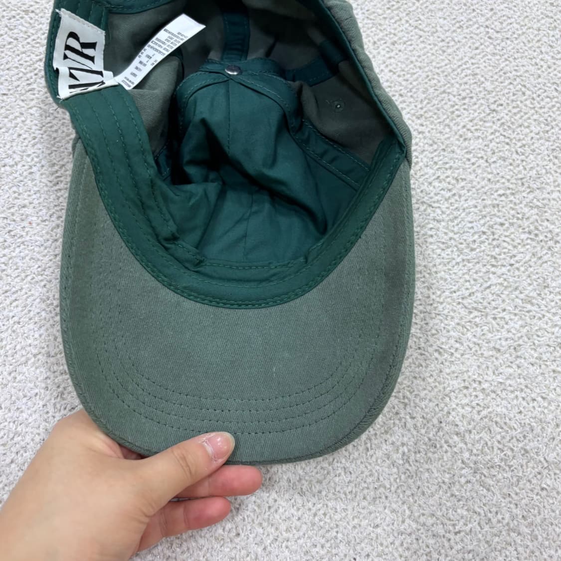 F 세터 S자수 빈티지 캐쥬얼 볼캡 0615E 상품이미지5