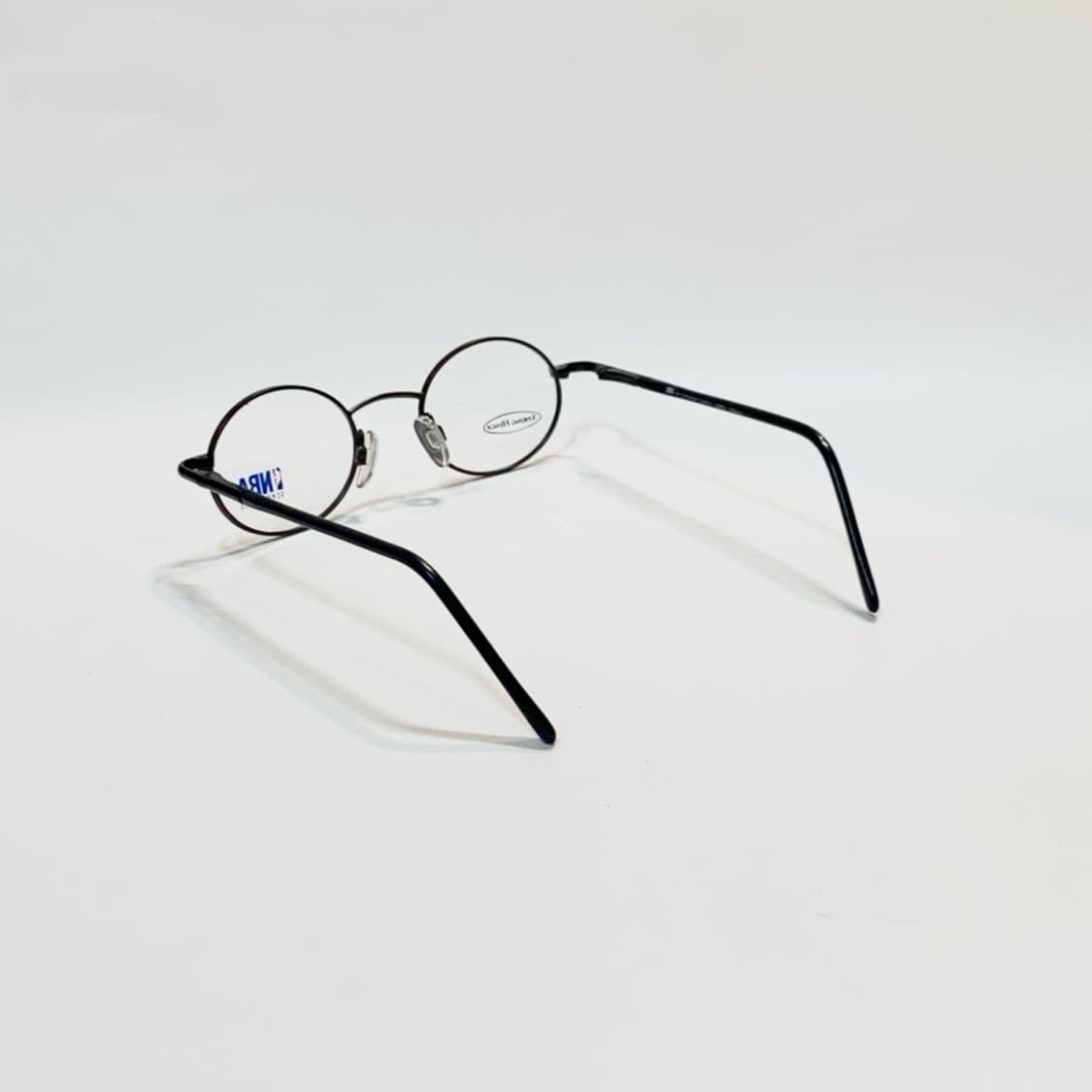 [픽키-771] 스몰 딥브라운 라운드 메탈 안경 블랙 템플 클래식 원형  상품이미지2