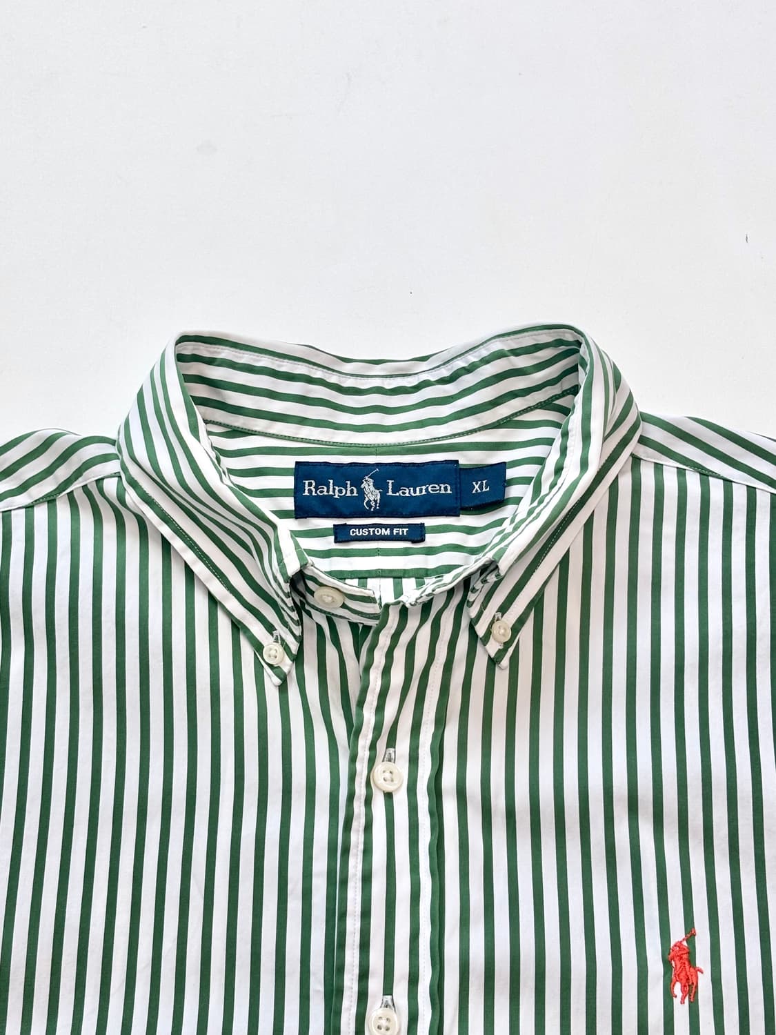 Polo by RalphLauren 폴로 그린 스트라이프 반팔 셔츠 상품이미지7