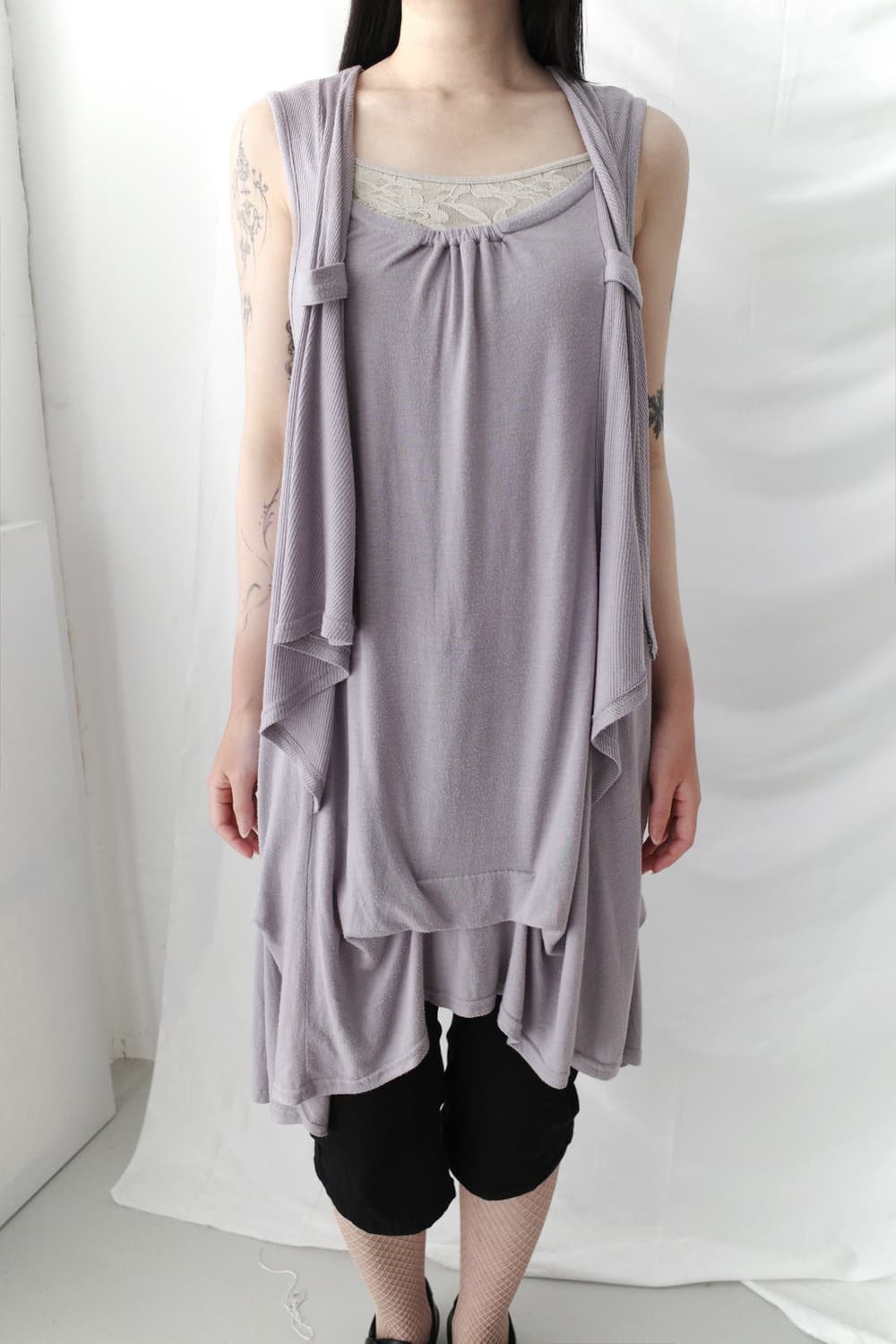 kansai bis) shirring wrap one-piece 상품이미지5