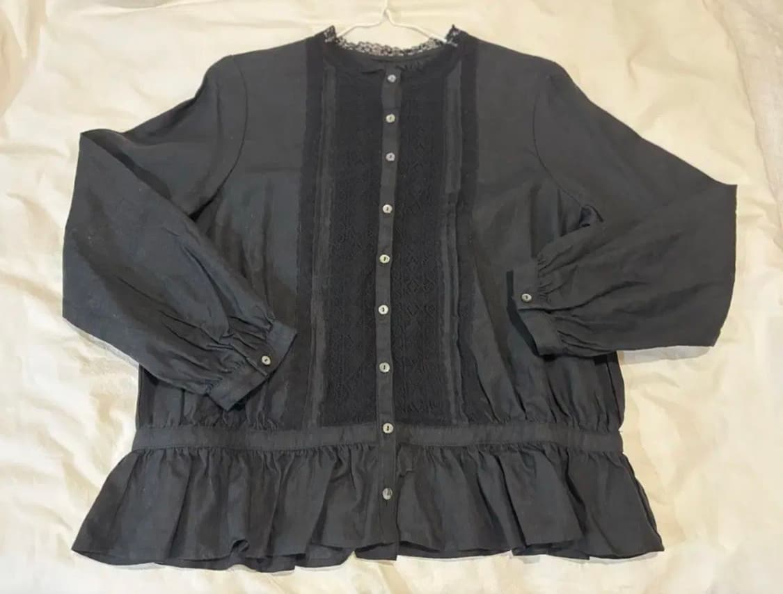 네스트로브 린넨 블라우스 (새상품) 상품이미지3