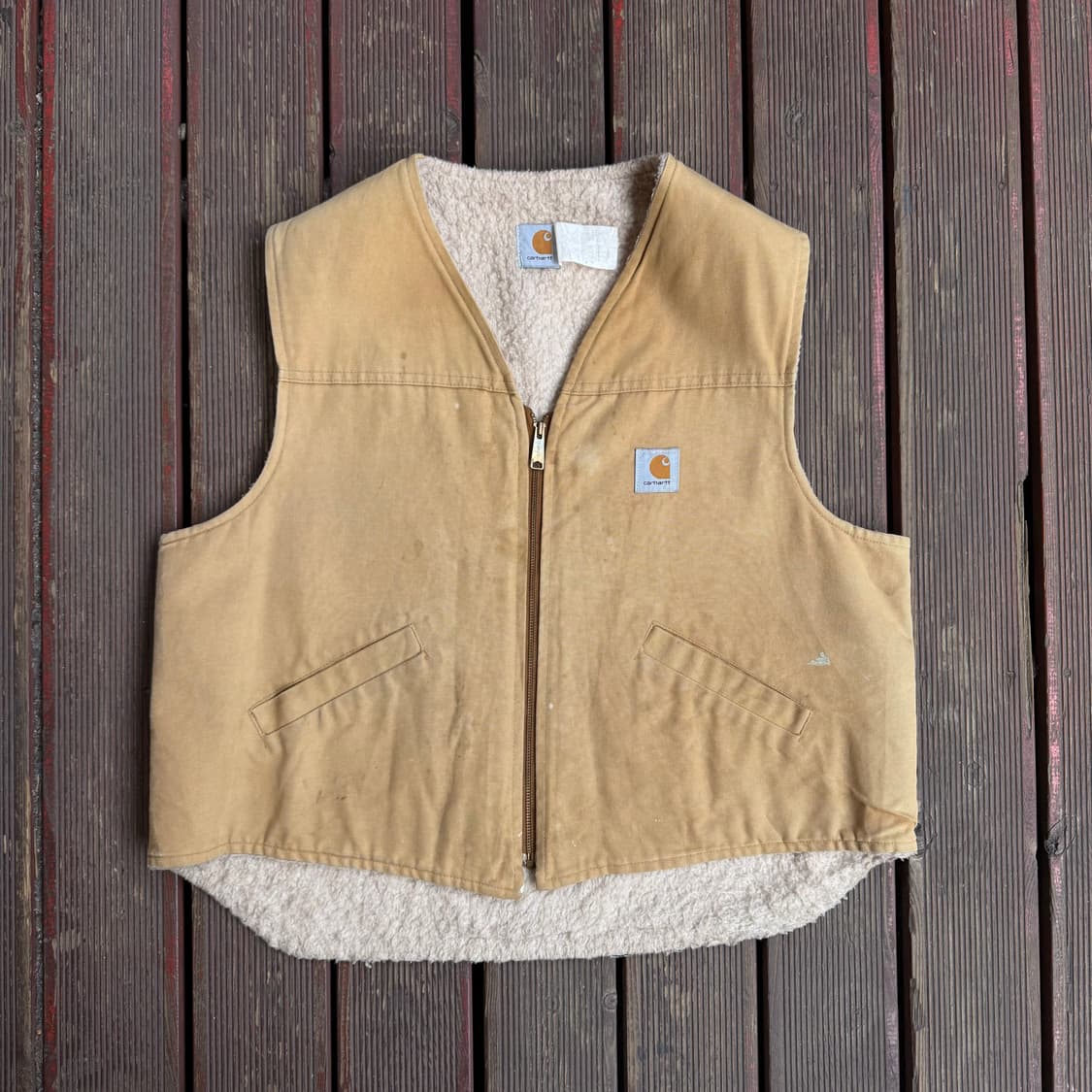 칼하트 양털 베스트 된장 상품이미지1