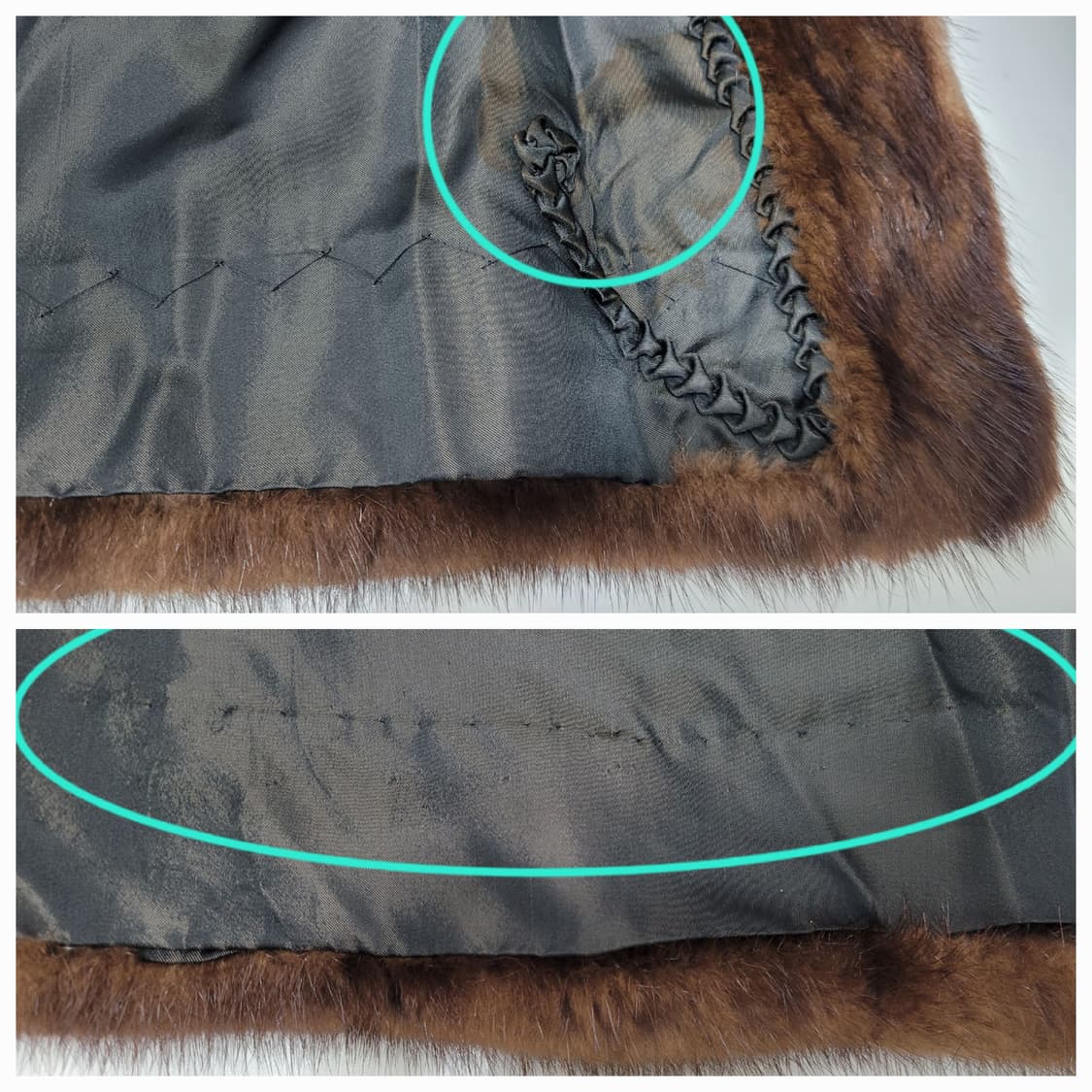 근화모피 사가 밍크 하프 코트 / 여 91-100-165
 상품이미지8