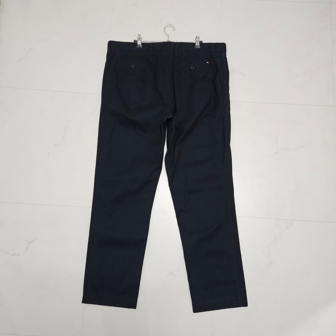 36 타미힐피거 블랙 치노팬츠 면바지 상품이미지2