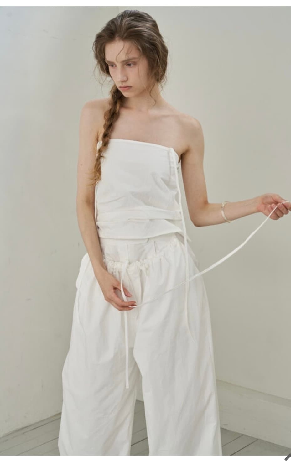 아델리오 adelio 드라이코튼 레이어드 팬츠 상품이미지2