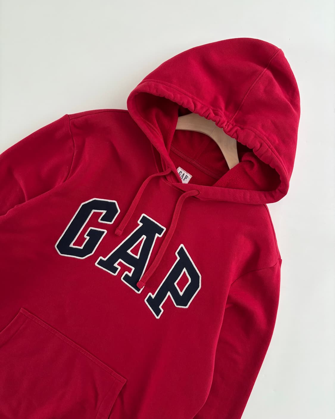 Gap 갭 레드컬러 아치로고 후드티 상품이미지4