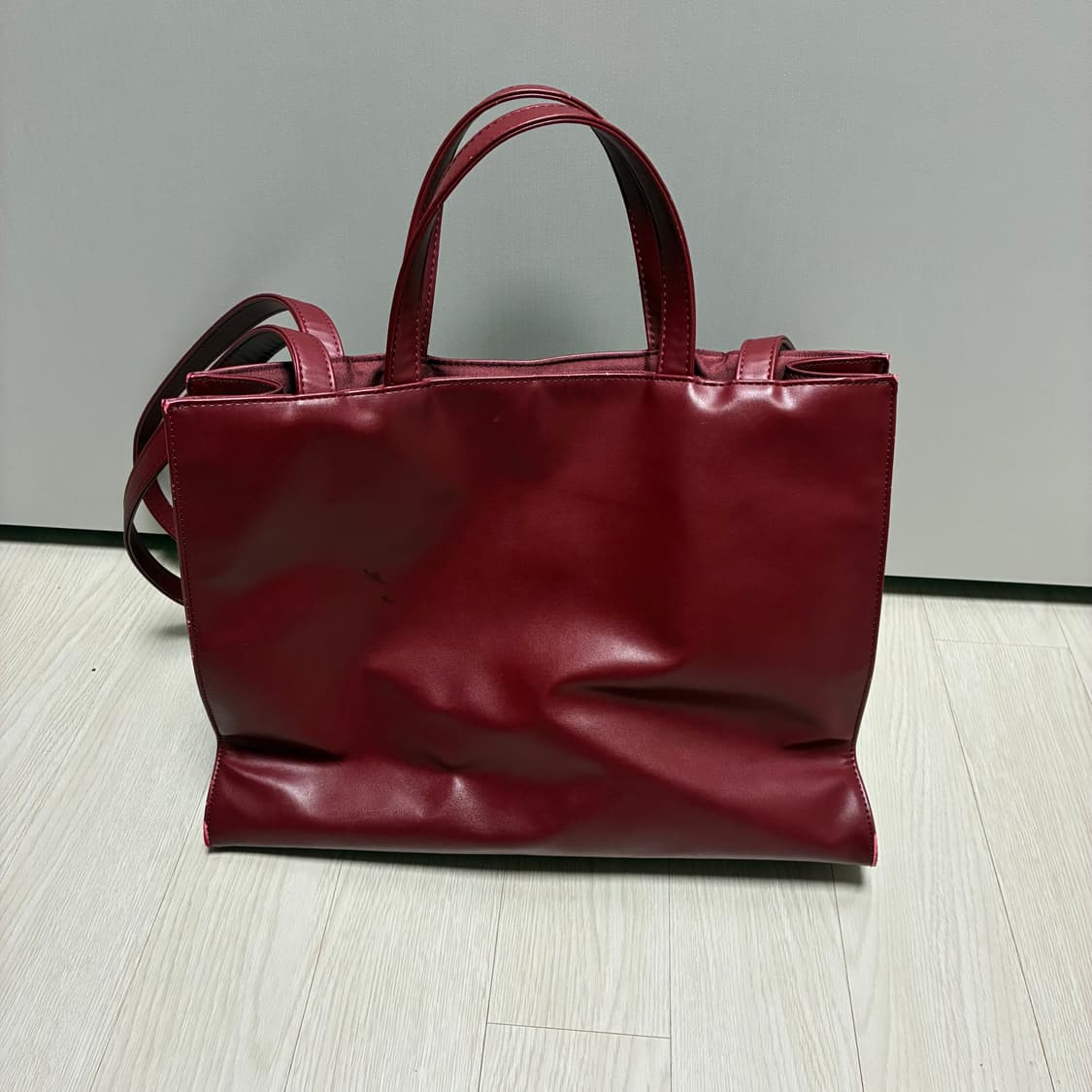 텔파 쇼핑백 미디움 옥스블러드 Oxblood 상품이미지5