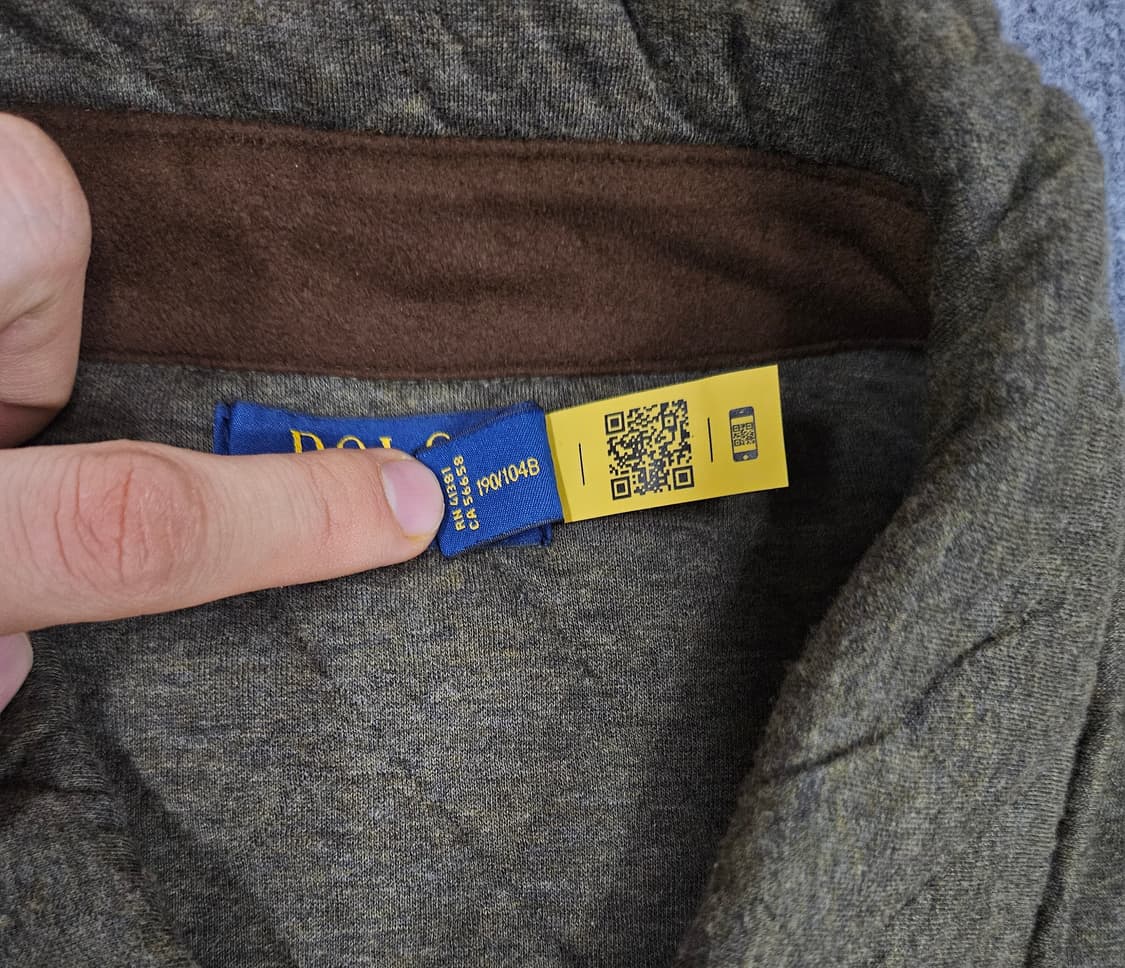 폴로 퀄트 더블 니트 저지 오버셔츠(급처) 상품이미지4