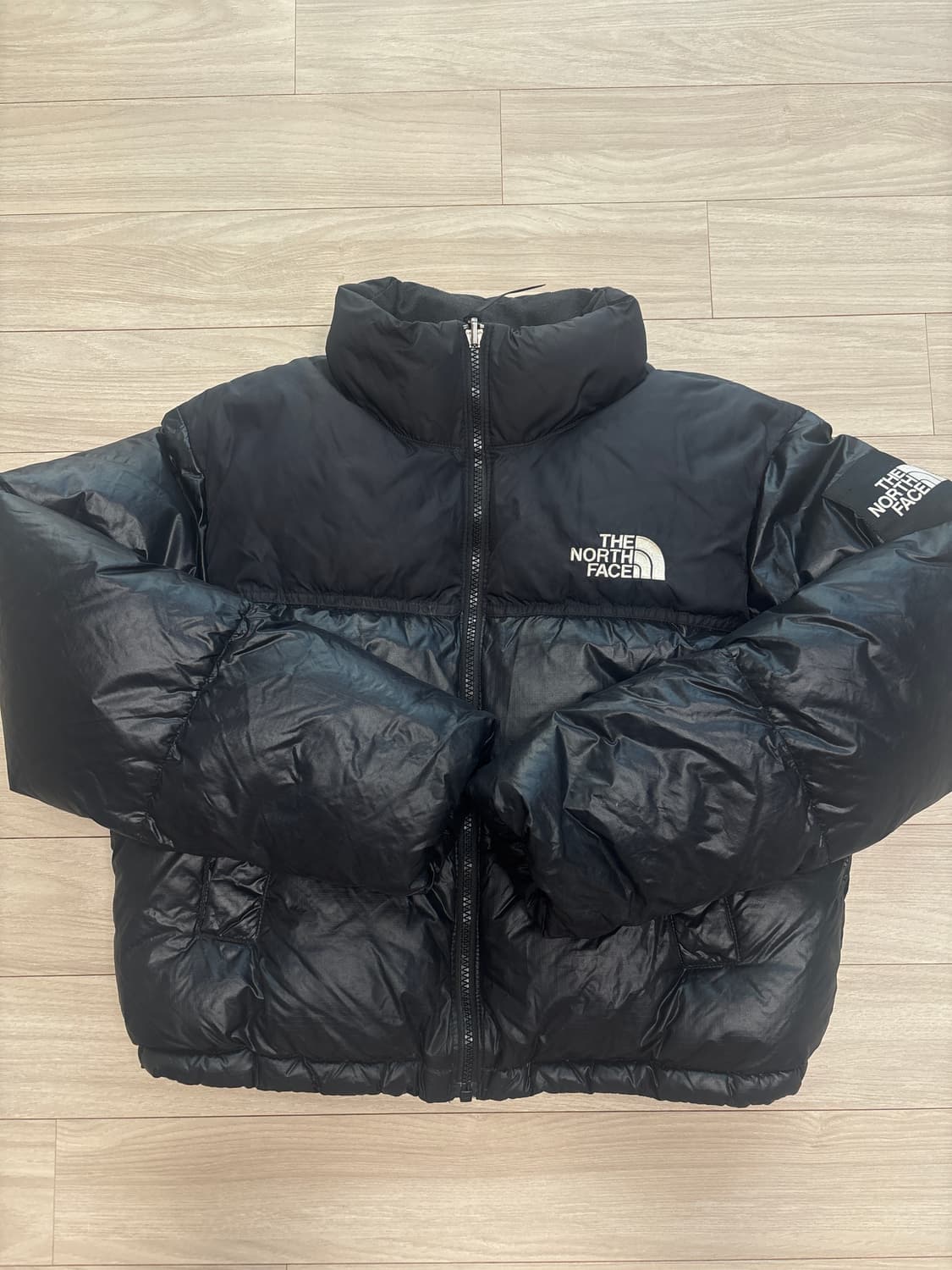 노스페이스 화이트라벨 눕시 패딩 블랙 85(S) 상품이미지1