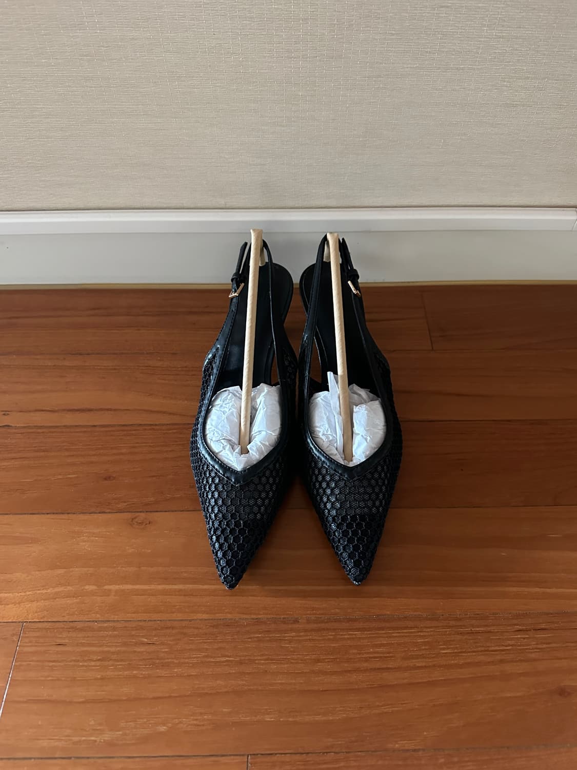 H&M mesh slingback heels EU36 상품이미지2