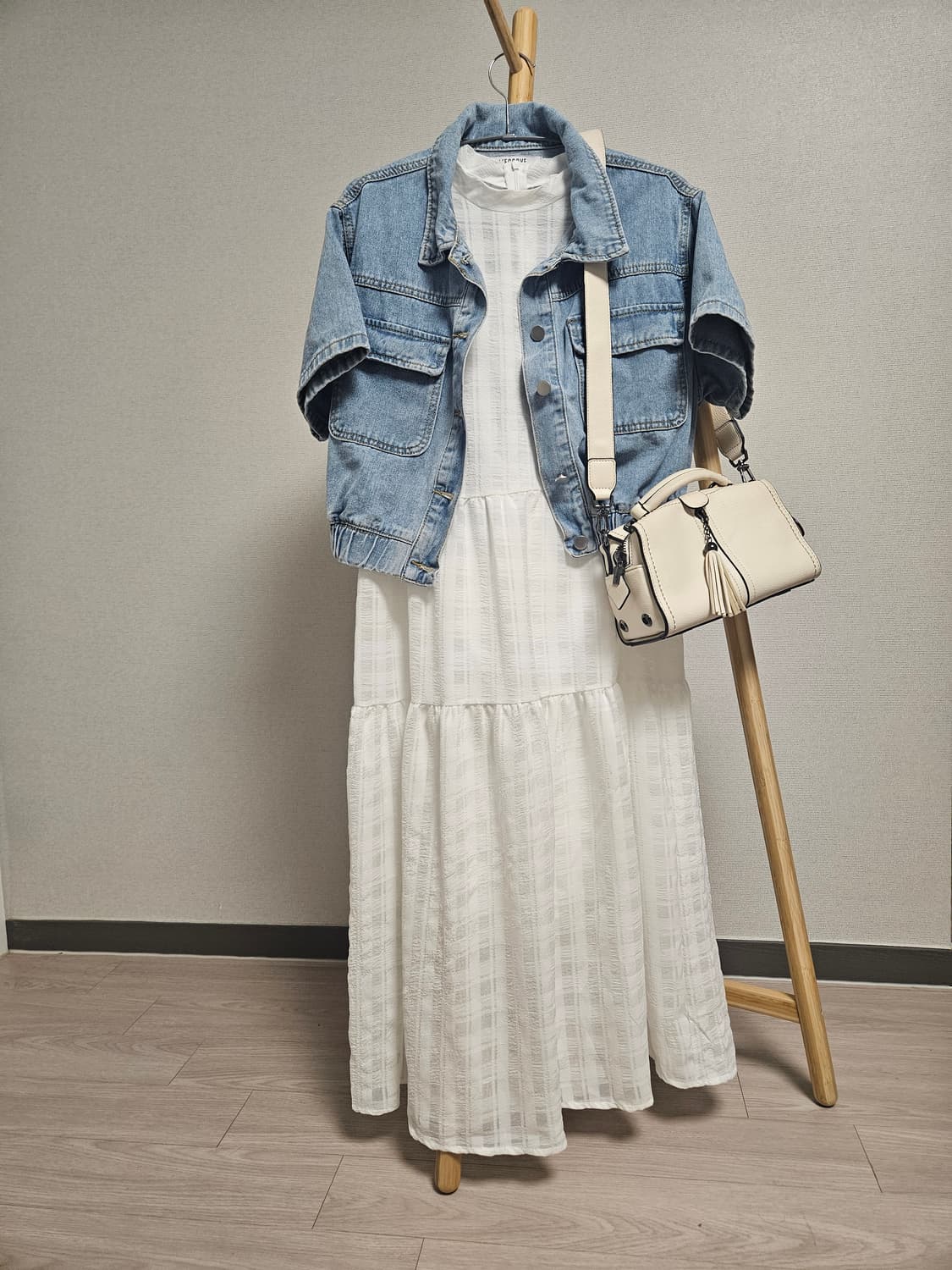 L'ECCOVE 헬싱키 데님 반팔 자켓 상품이미지8