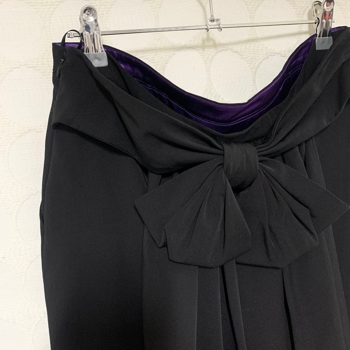 장 폴 고티에 울 실크 리본 스커트 상품이미지2